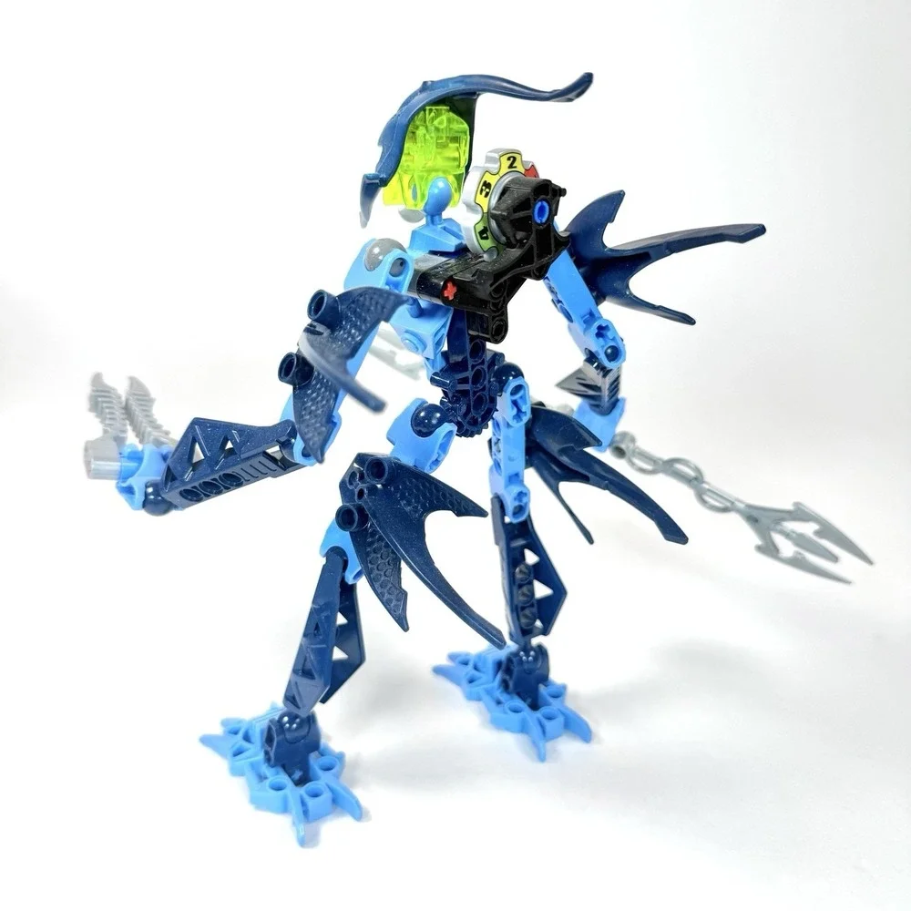 LEGO Bionicle Glatorian Legends Kiina 8987 Complete Manual Canister No Lid